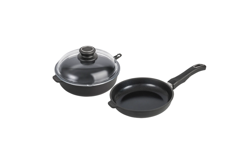 Batterie de cuisine haut de gamme induction Poele Sauteuse Kit Decouverte gastroluxs.shopance
