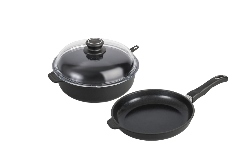 Batterie de cuisine haut de gamme induction Poele Sauteuse Kit Decouverte gastroluxs.shopance