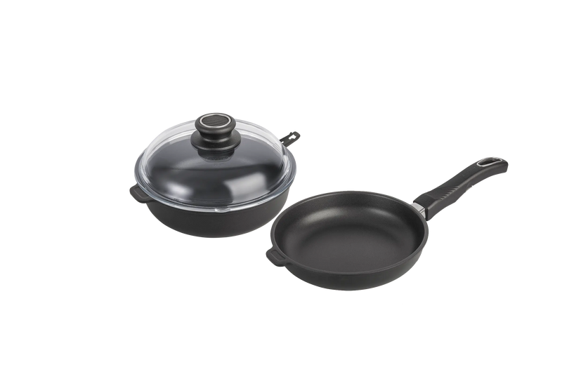 Batterie de cuisine haut de gamme induction Poele Sauteuse Kit Decouverte gastroluxs.shopance