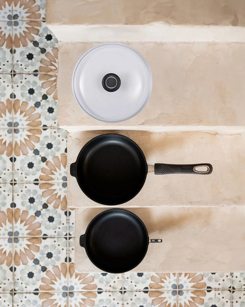 Batterie de cuisine haut de gamme induction Poele Sauteuse Kit Decouverte gastroluxs.shopance